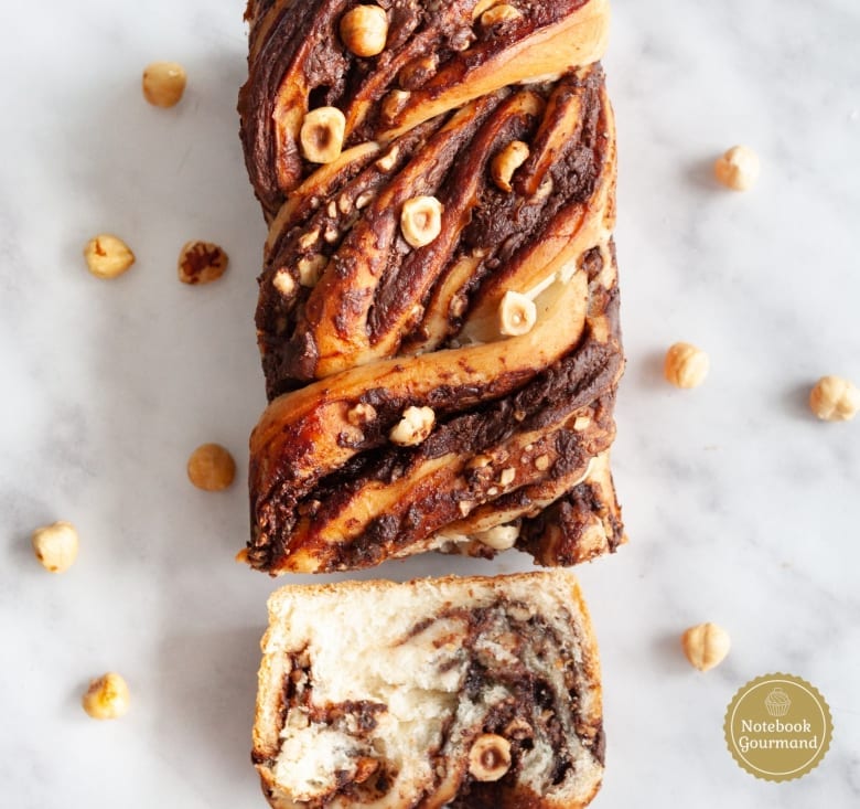 Babka chocolat noisettes Jeffrey Cagnes