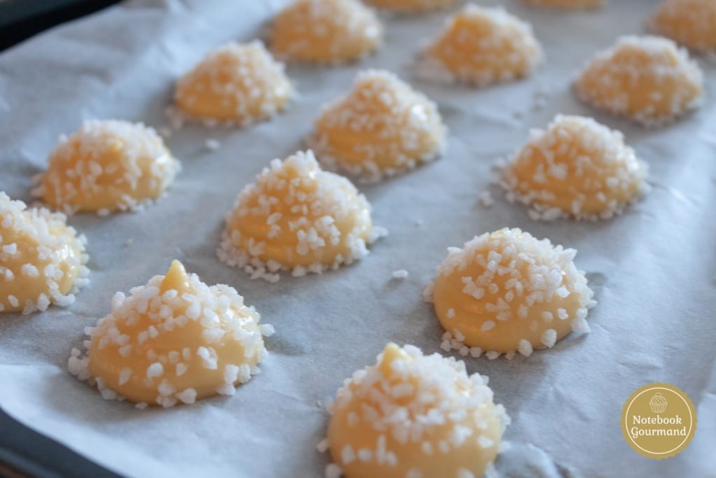 Pâte à choux avant cuisson