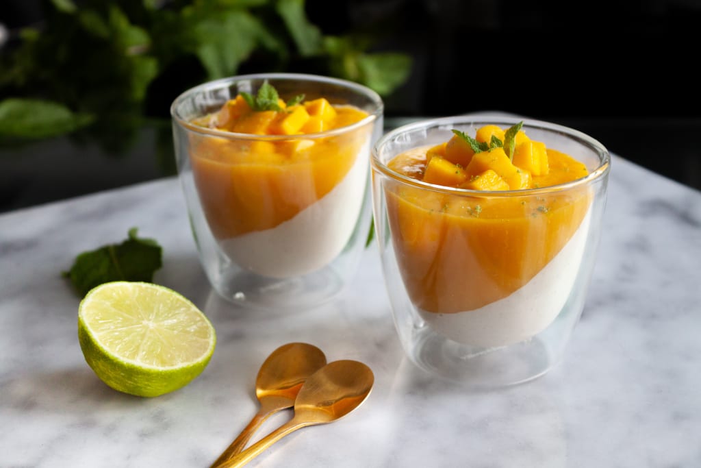 Recette Panna Cotta Mangue coco facile